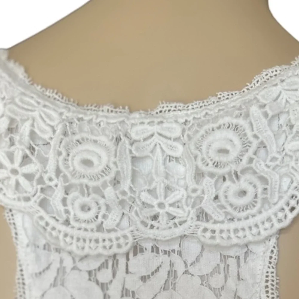 Abercrombie Y2K Boho Festival Eyelet Top With Sash